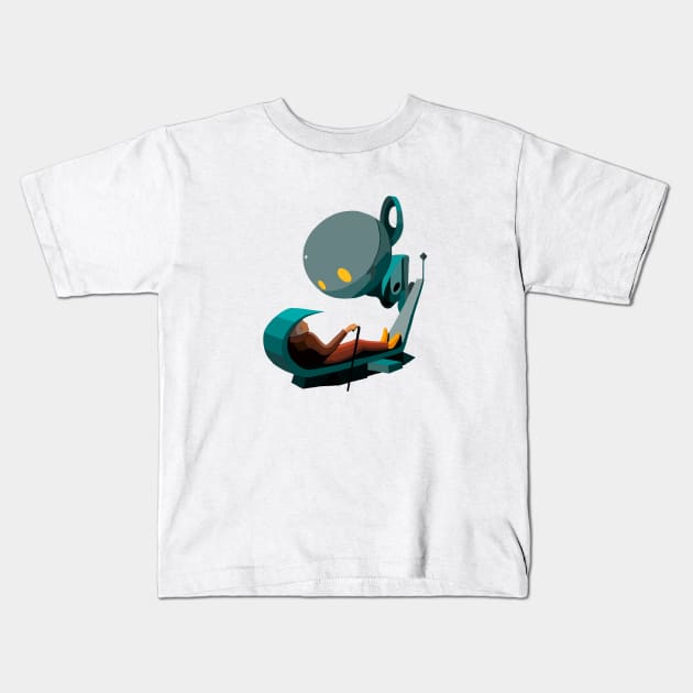 robot Kids T-Shirt by vadimdream